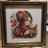 Логотип «Волшебство крестика: Здесь каждый стежок — это чудо.»