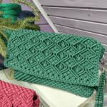 сумка-клатч макраме