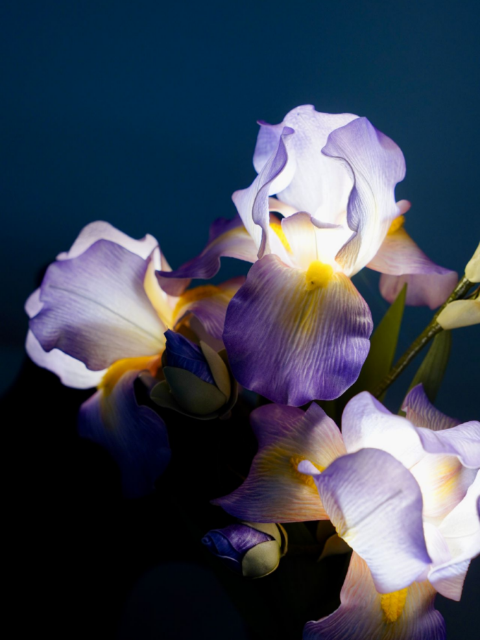 Светильник «Ирисы»: природная красота и мягкий свет в вашем интерьере.