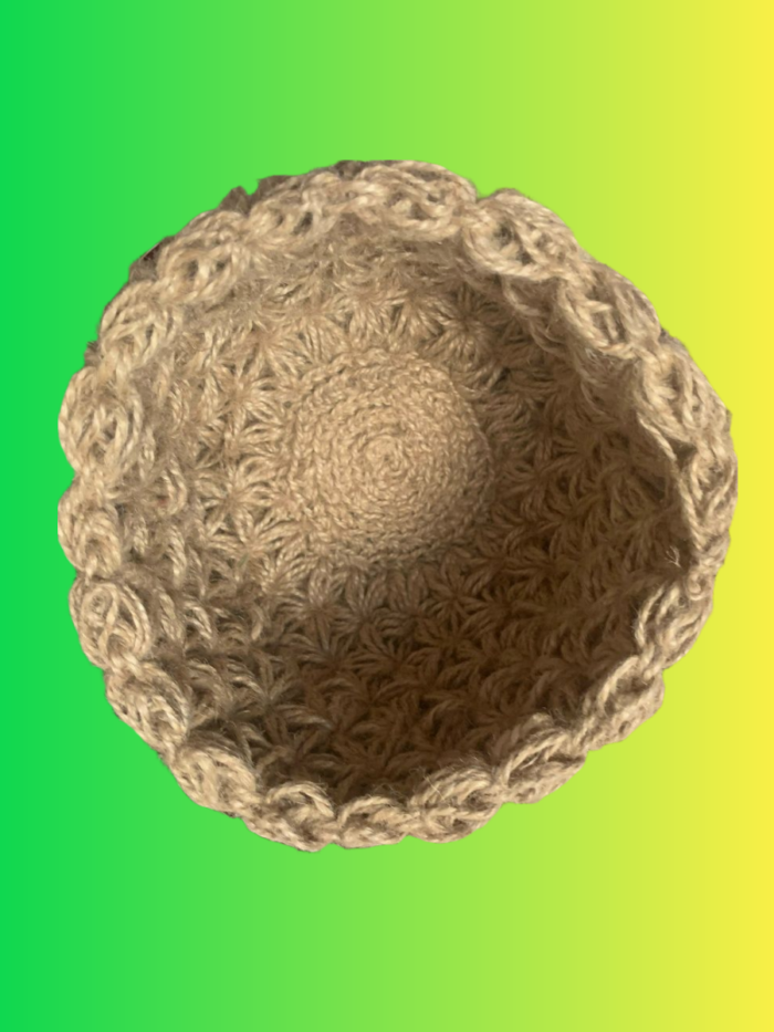 Корзинка из джута — изображение 2