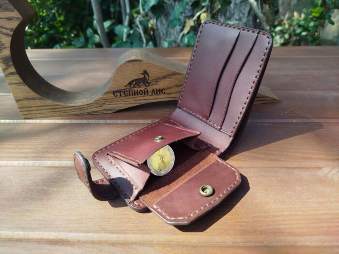 Мужское портмоне из натуральной кожи — изображение 5