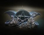 Свеча "Луна с пентаграммой"