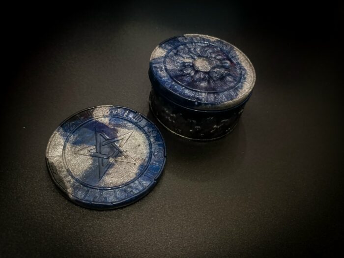 Шкатулка "Зимнее озеро"