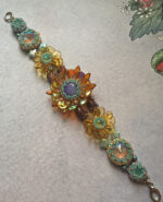 Браслет. Скарапея - украшения ручной работы из кристаллов и бисера.