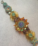 Браслет. Скарапея - украшения ручной работы из кристаллов и бисера.