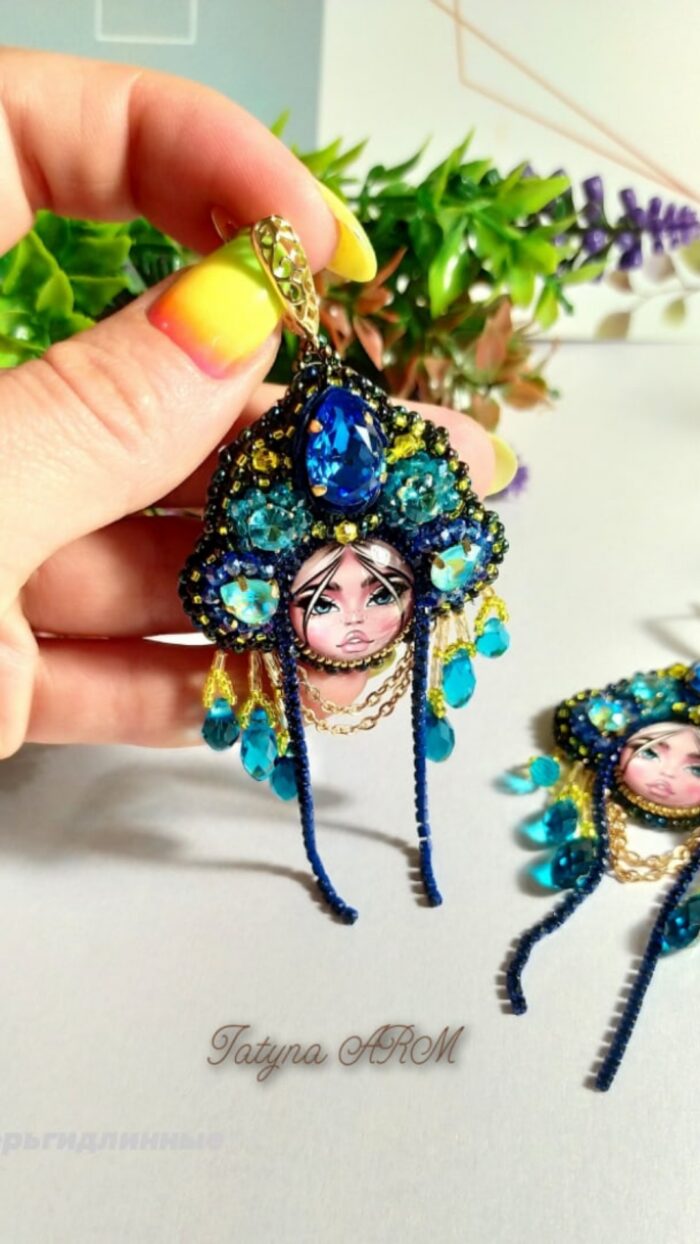 Серьги *Царевны " — изображение 7