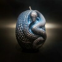 Свеча "Яйцо дракона и змея"