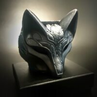 Кашпо-подставка в форме лисы "Лунный след"