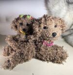 Мягкие игрушки-пудели из искусственного меха ручной работы!
