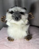 Мягкая игрушка «Ёжик» из искусственного меха ручной работы: кусочек лесной сказки в вашем доме!