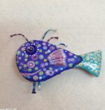 Брошь Кит из коллекции "Гвоздь сезона"