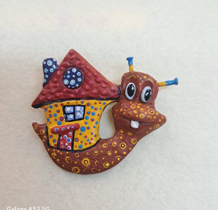 Брошь Улитка из коллекции "Гвоздь сезона" — изображение 2