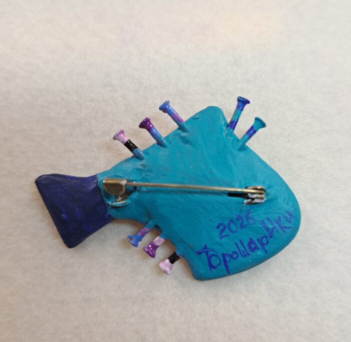 Брошь Рыба Пятнышко из коллекции "Гвоздь сезона" — изображение 3