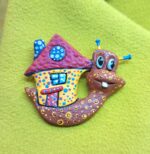 Брошь Улитка из коллекции "Гвоздь сезона"