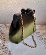 Сумочка вечерняя из бархата с фермуаром — изображение 4