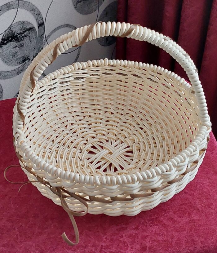 Плетёная бескаркасная корзина 6,5 л (малая) — изображение 2