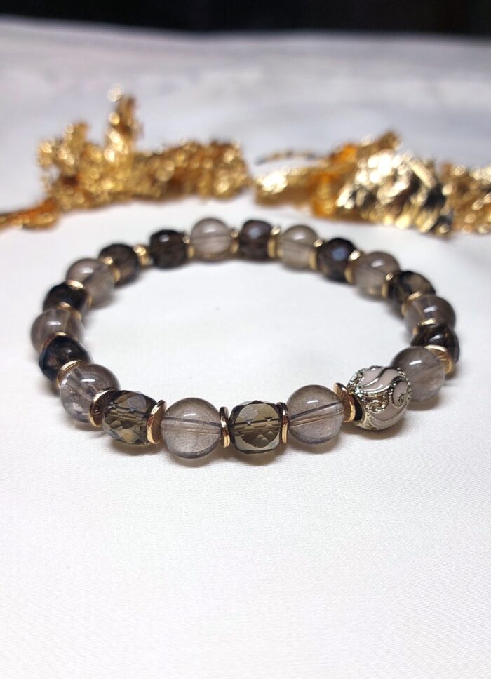 Браслет из дымчатого кварца