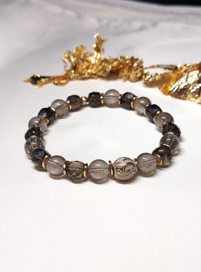 Браслет из дымчатого кварца