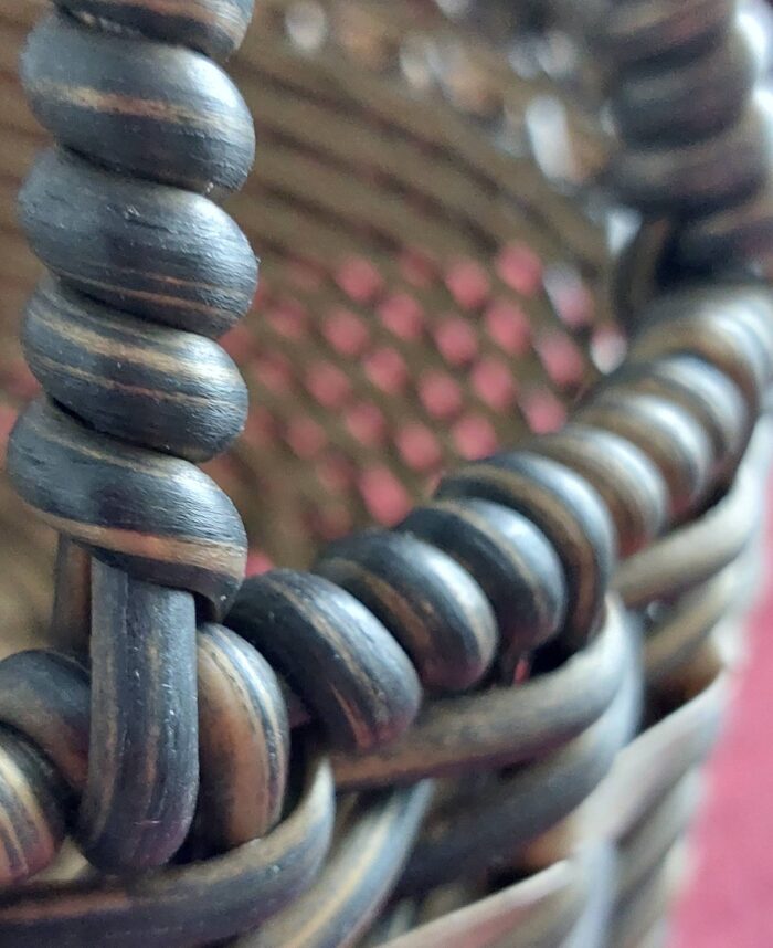 Плетёная бескаркасная корзина 8 л (средняя) — изображение 4