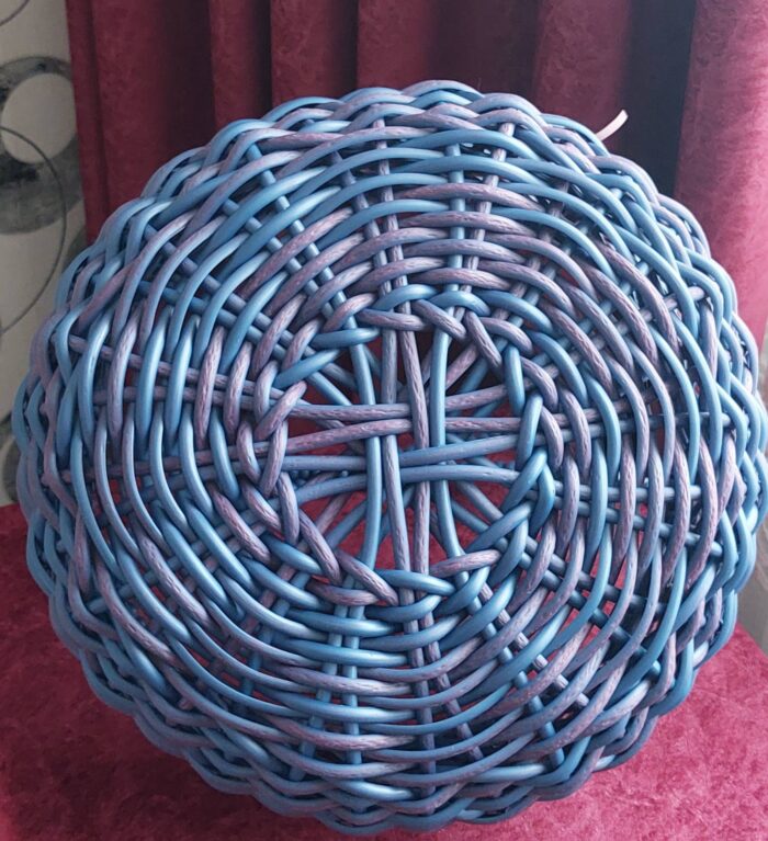 Плетёная бескаркасная корзина 10 л (большая) — изображение 3