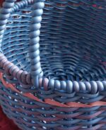 Плетёная бескаркасная корзина 10 л (большая) — изображение 4