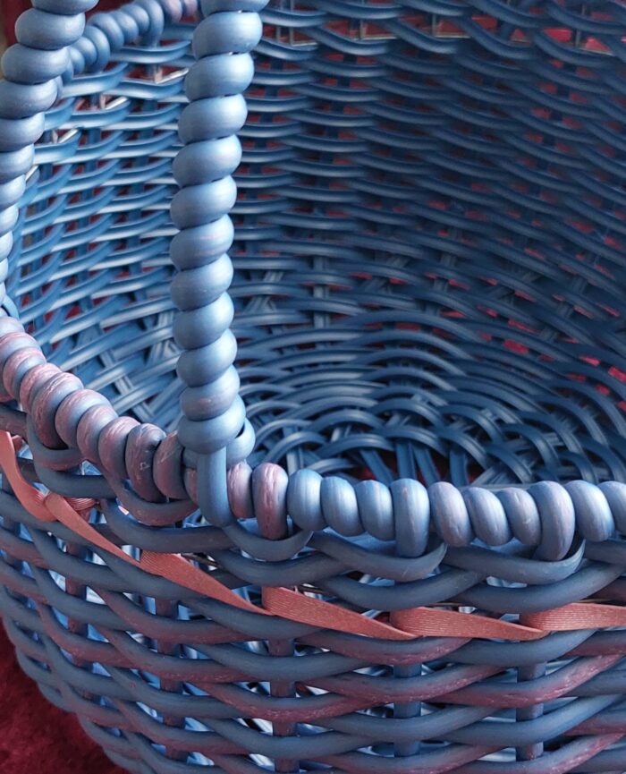 Плетёная бескаркасная корзина 10 л (большая) — изображение 4