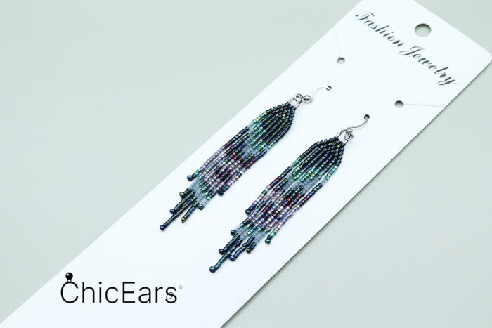 Серьги "Северное сияние" — изображение 3