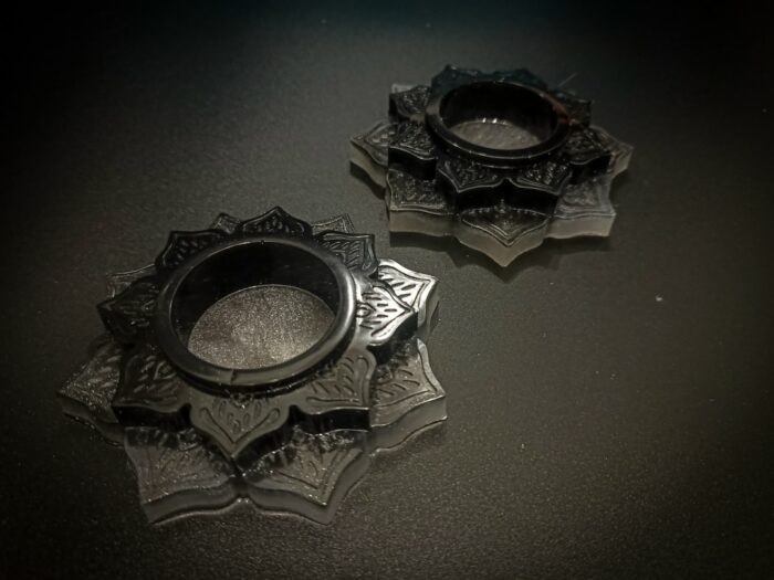 Подсвечник "Черный пламень"