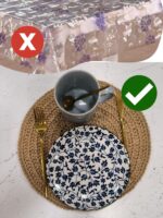 Салфетка плейсмат на стол сервировочная круглая джутовая — изображение 6