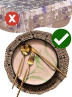 Салфетка плейсмат на стол сервировочная круглая — изображение 6