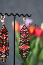 Серьги "Хохлома" — изображение 2