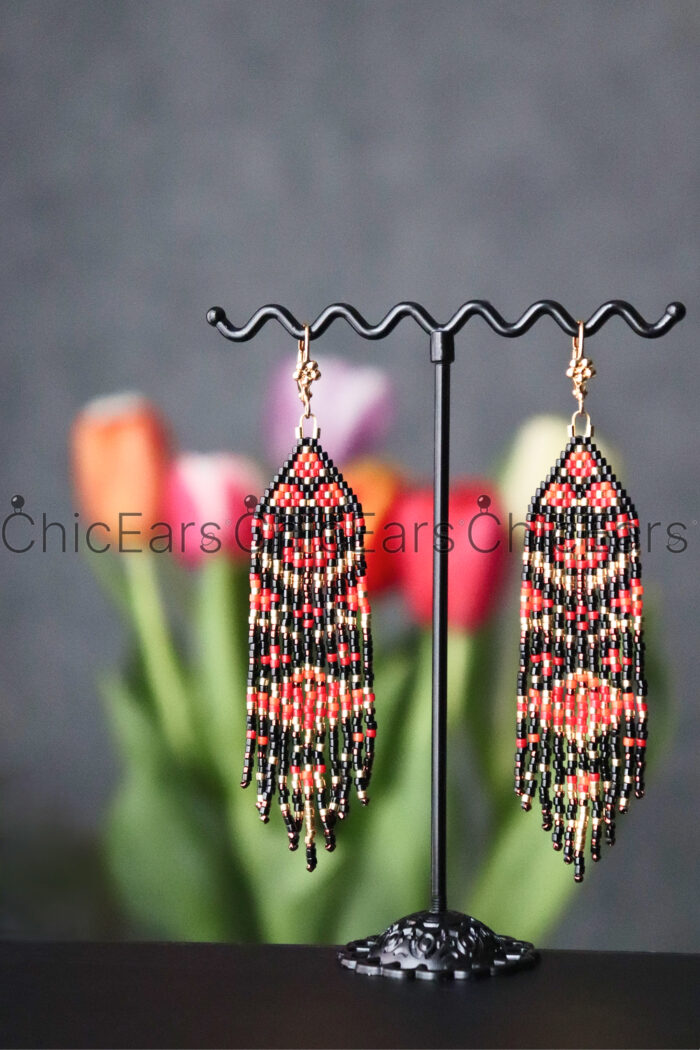 Серьги "Хохлома" — изображение 4