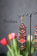 Серьги "Хохлома" — изображение 3