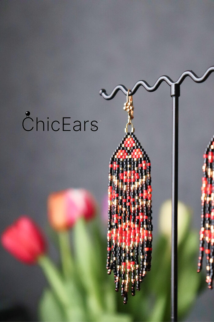 Серьги "Хохлома" — изображение 3