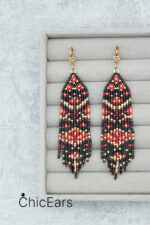 Серьги "Хохлома" — изображение 9