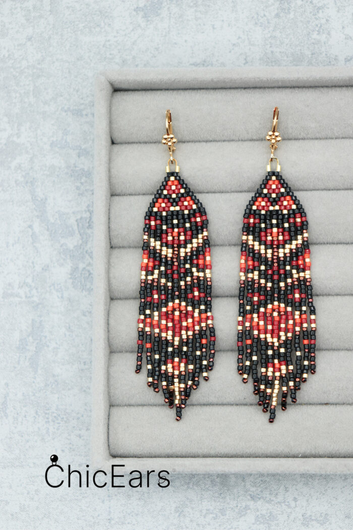 Серьги "Хохлома" — изображение 9