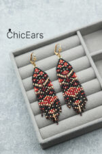 Серьги "Хохлома" — изображение 7