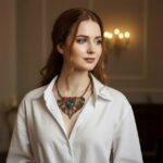 Колье "Сердце тополя" — изображение 5