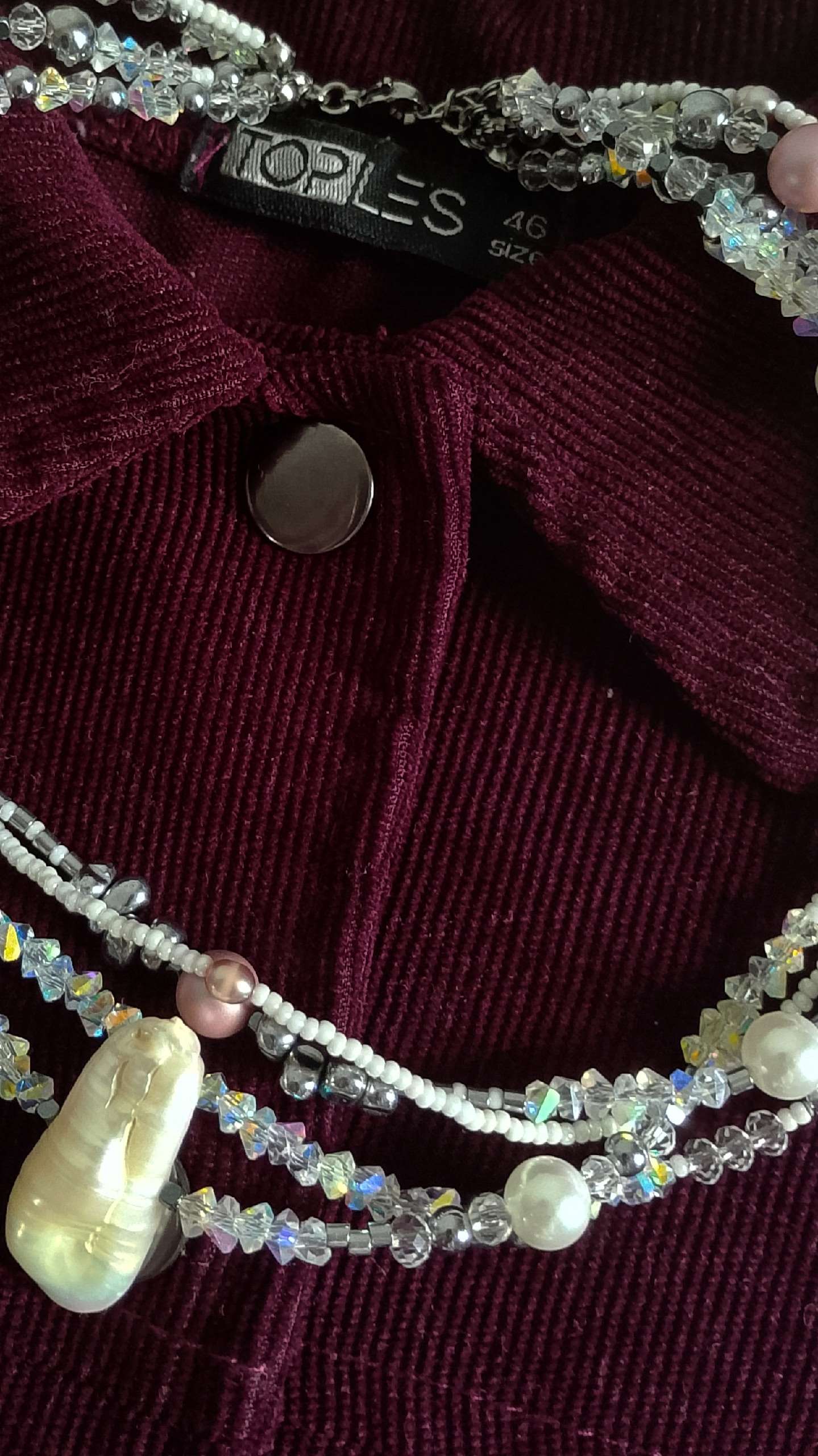 Колье многорядное «Шёпот»