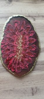 Блюдо-поднос «Алый цветок»