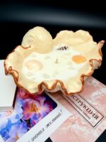 Декоративная ароматическая свеча «Ракушка» ручной работы — изображение 3