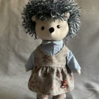 Игрушка текстильная ежик Ежевика