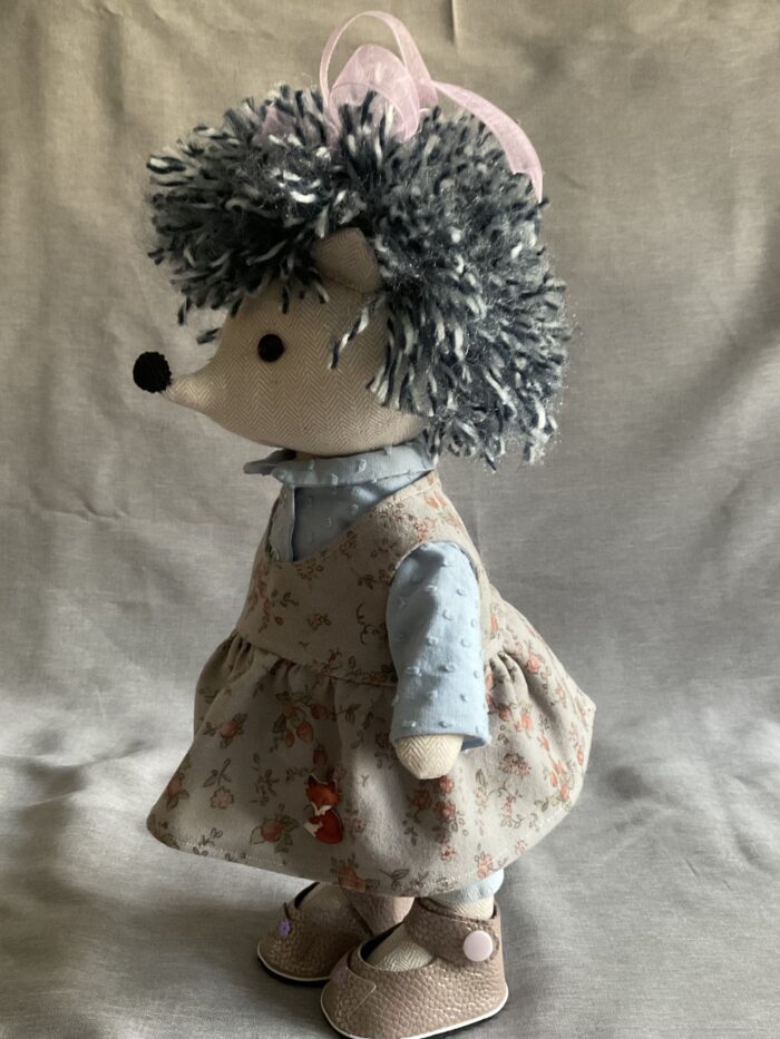 Игрушка текстильная ежик Ежевика — изображение 3