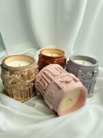 Декоративная ароматическая свеча «Ренессанс» ручной работы