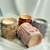 Декоративная ароматическая свеча «Ренессанс» ручной работы