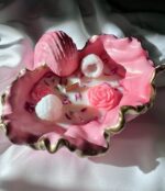 Декоративная ароматическая свеча «Ракушка» ручной работы