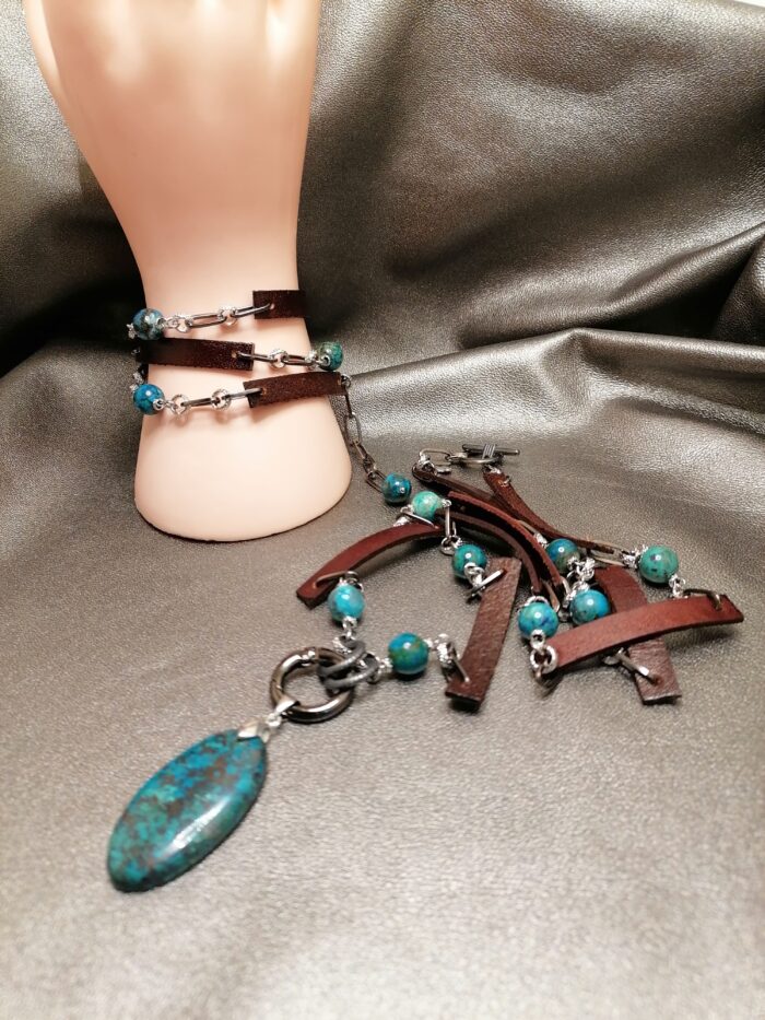 Комплект с хризоколлой — изображение 2