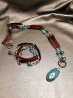 Комплект с хризоколлой