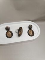 Кольцо и серьги "Зуб мамонта" — изображение 3