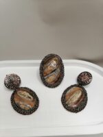 Кольцо и серьги "Зуб мамонта"